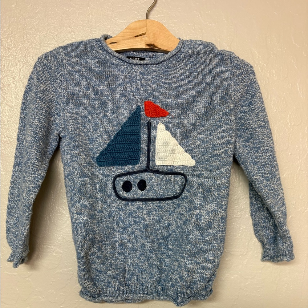 $15 ADD ON next uk knit boat‎ graphic sweater 3-4Y Zara Mini Boden Rylee + Cru